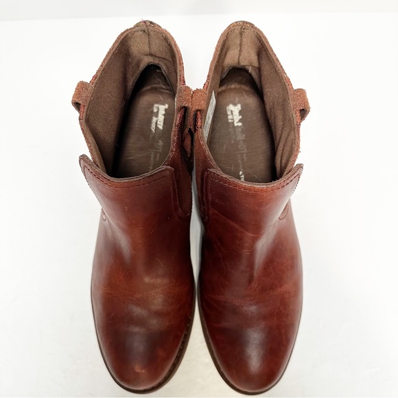Timberland Brown Leather Earthkeepers Savin Hill Chelsea Ankle Boot Women’s 9.5 - Picture 5 of 11